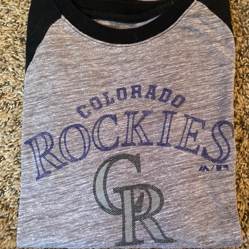 Majestic Colorado Rockies Baseball Tee
